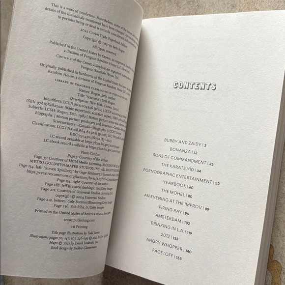 Yearbook by Seth Rogan Book - Picture 5 of 6